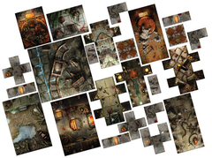 Dungeon Saga: Halls of Dolgarth Tile Pack expansion mantic